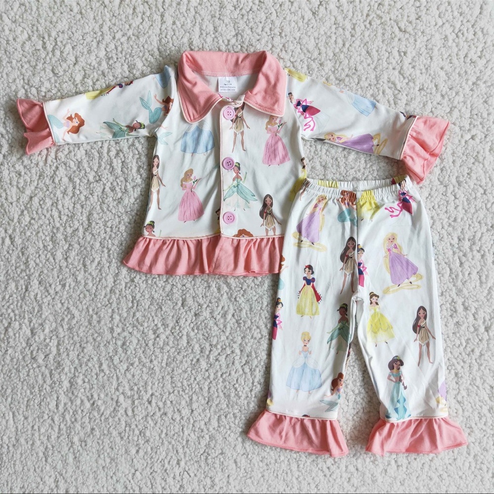 New! Matching princess pajama set